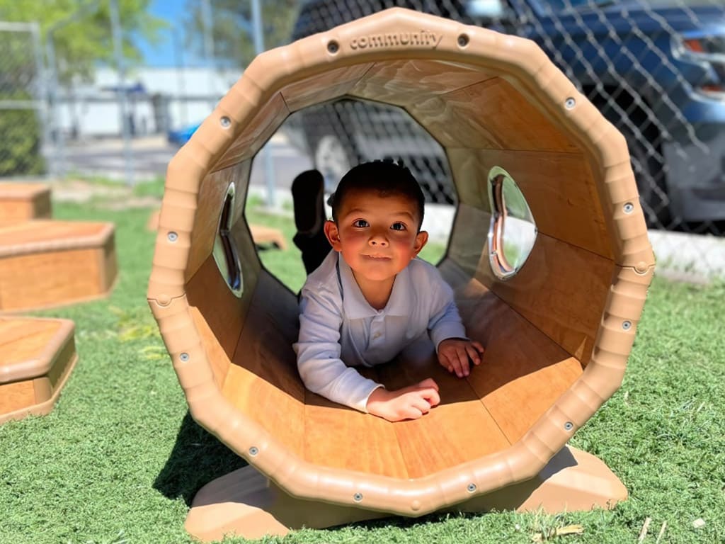 Spacious & Beautiful Outdoor Spaces Build Strong Muscles & Motor Skills